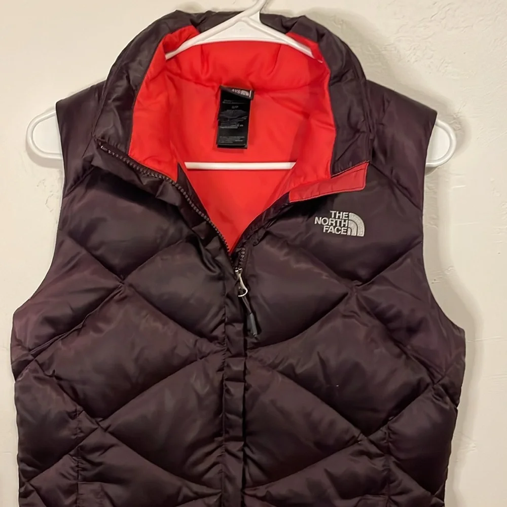 The North Face Women's Black Vest with Red Lining